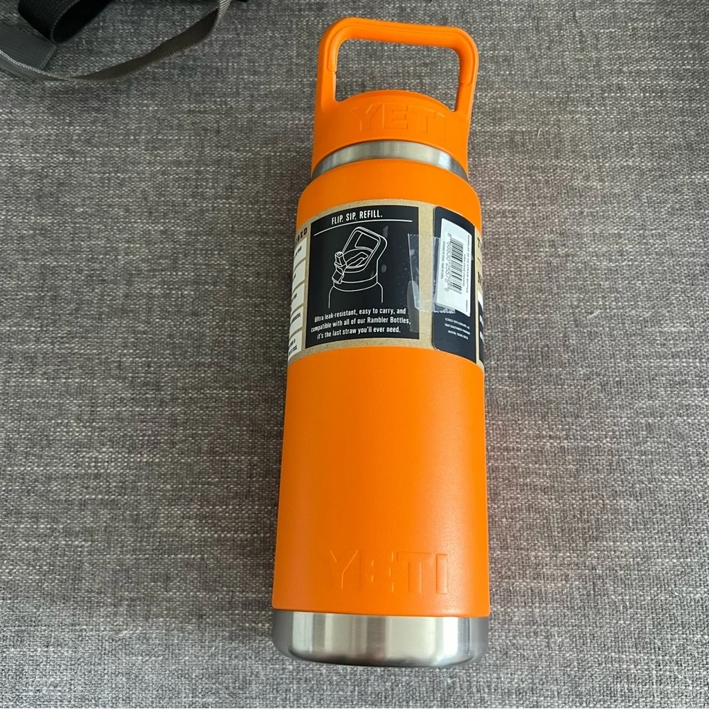 Yeti Rambler 26oz Bottle - King Crab Orange - Picture 2 of 3
